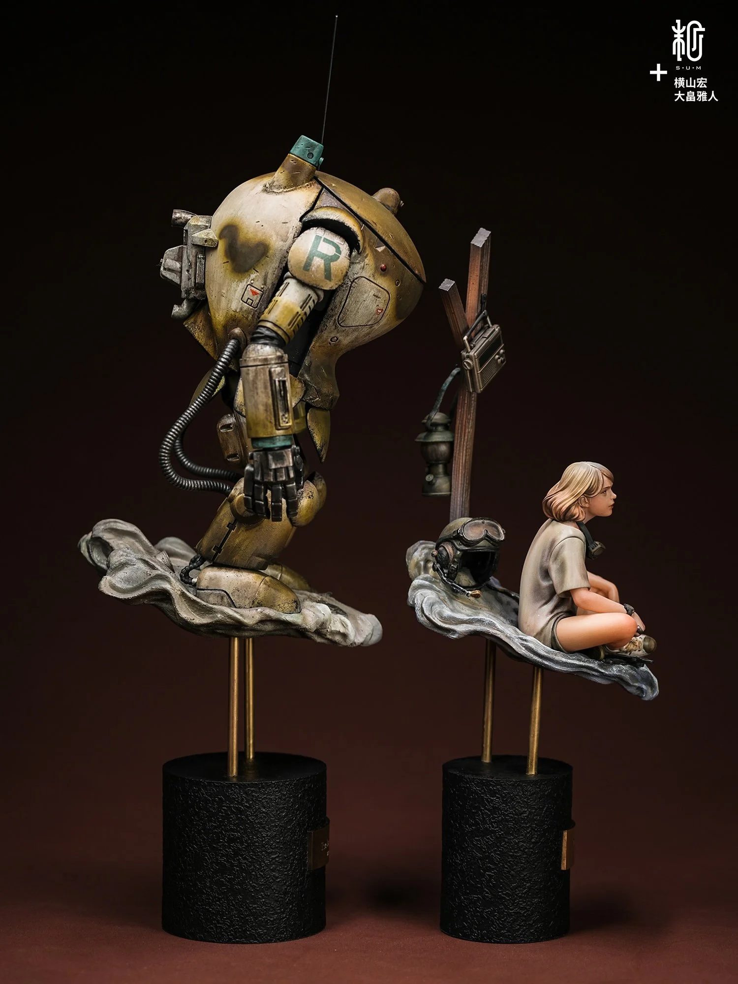 ハンドメイドko resin art collectibles toy by Kow Yokoyama 横山 宏 x Masato Ohata